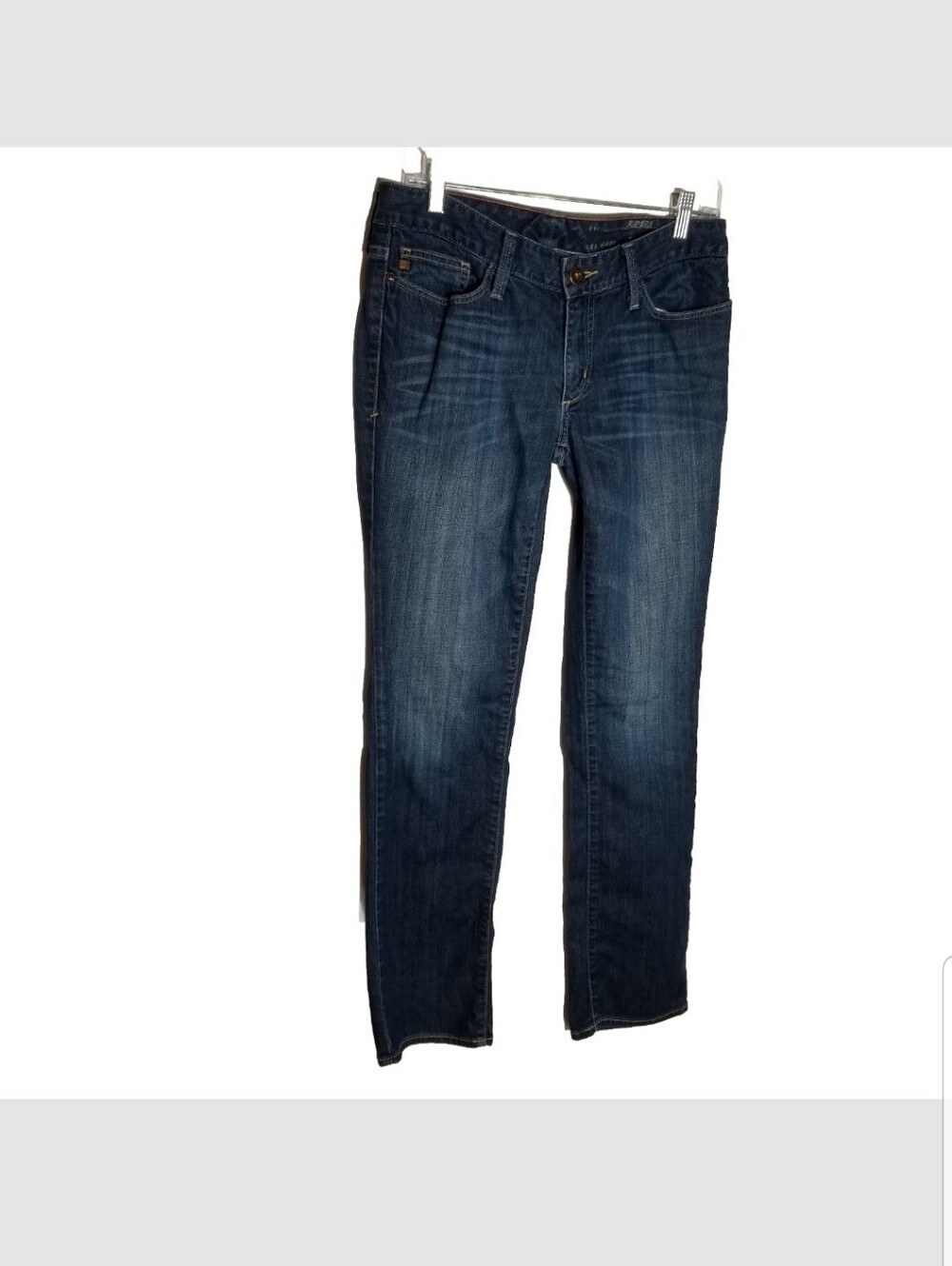 Eddie Bauer Jeans Women's Size 6 Slim Straight Modern Fit Low Rise Blue Denim
